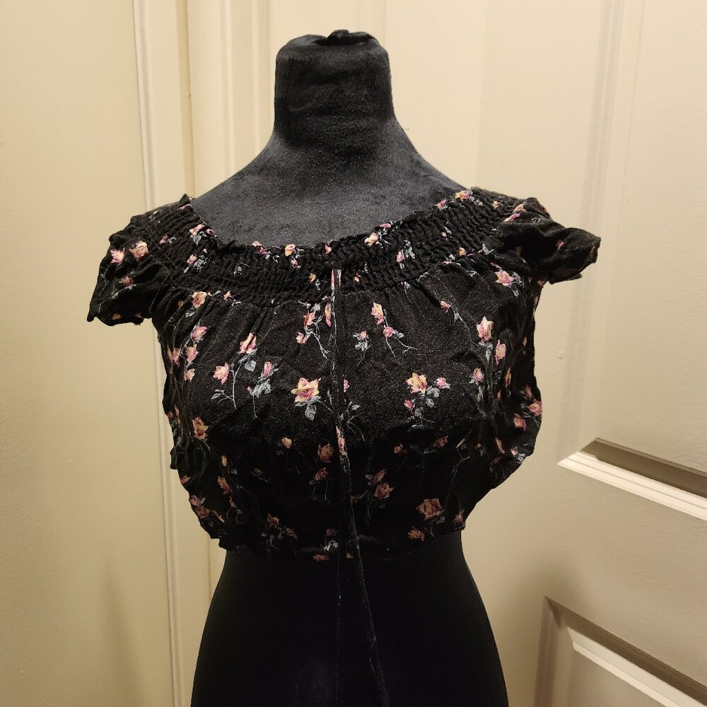 Charlotte Russe Ruffle Crop Top
